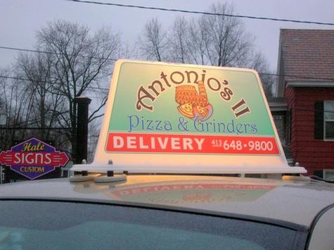 Antonios II Rooftop sign