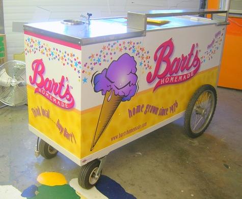 Bart’s Ice Cream: Wrap Graphics