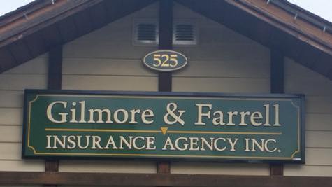 Gilmore & Farrell -Aluminum sign