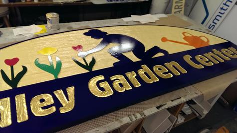 Hadley Garden Center After Hale Custom Signs