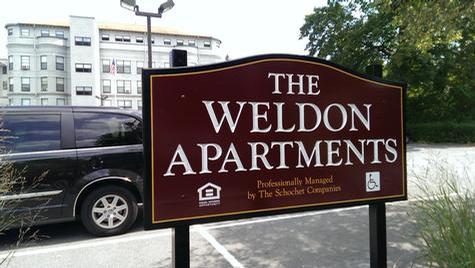 Weldon - Carved sign- Greenfield, MA