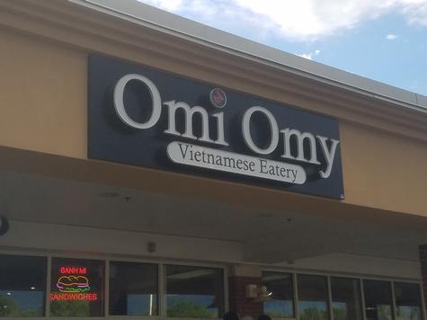 Omi Omy Vietnamese Eatery Illuminated letters