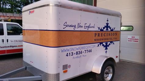 Precision Woodworking Trailer Graphics